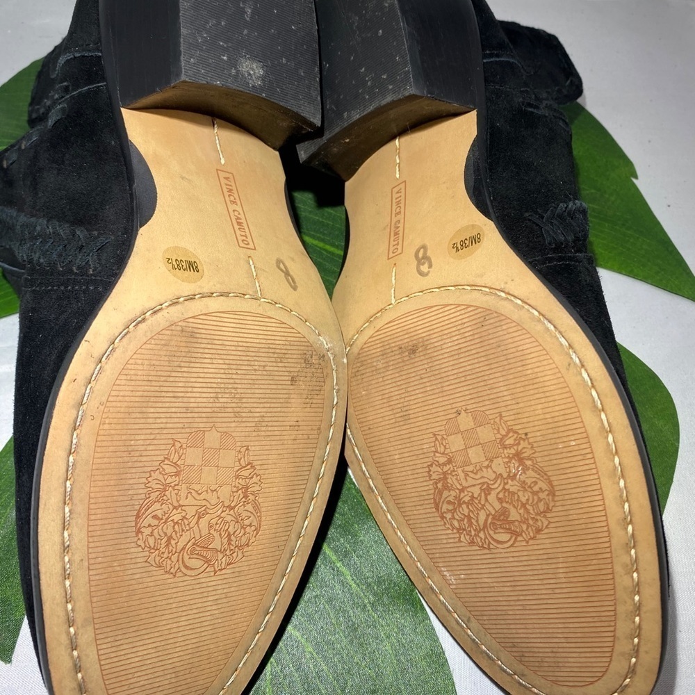 VINCE CAMUTO VC PRESITA BLACK SUEDE‎ BOOTIE​​​​​ - Picture 5 of 9